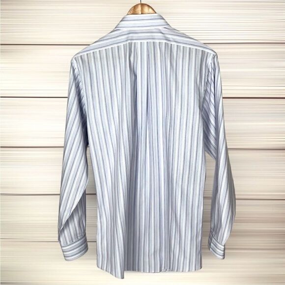 Brooks Brothers Cotton Striped Classic Fit Button Up Shirt Neck 15 1/2 - 33 - Picture 4 of 9